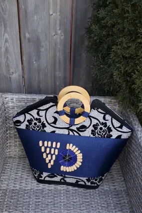 KRISTA African Print Tote Bag