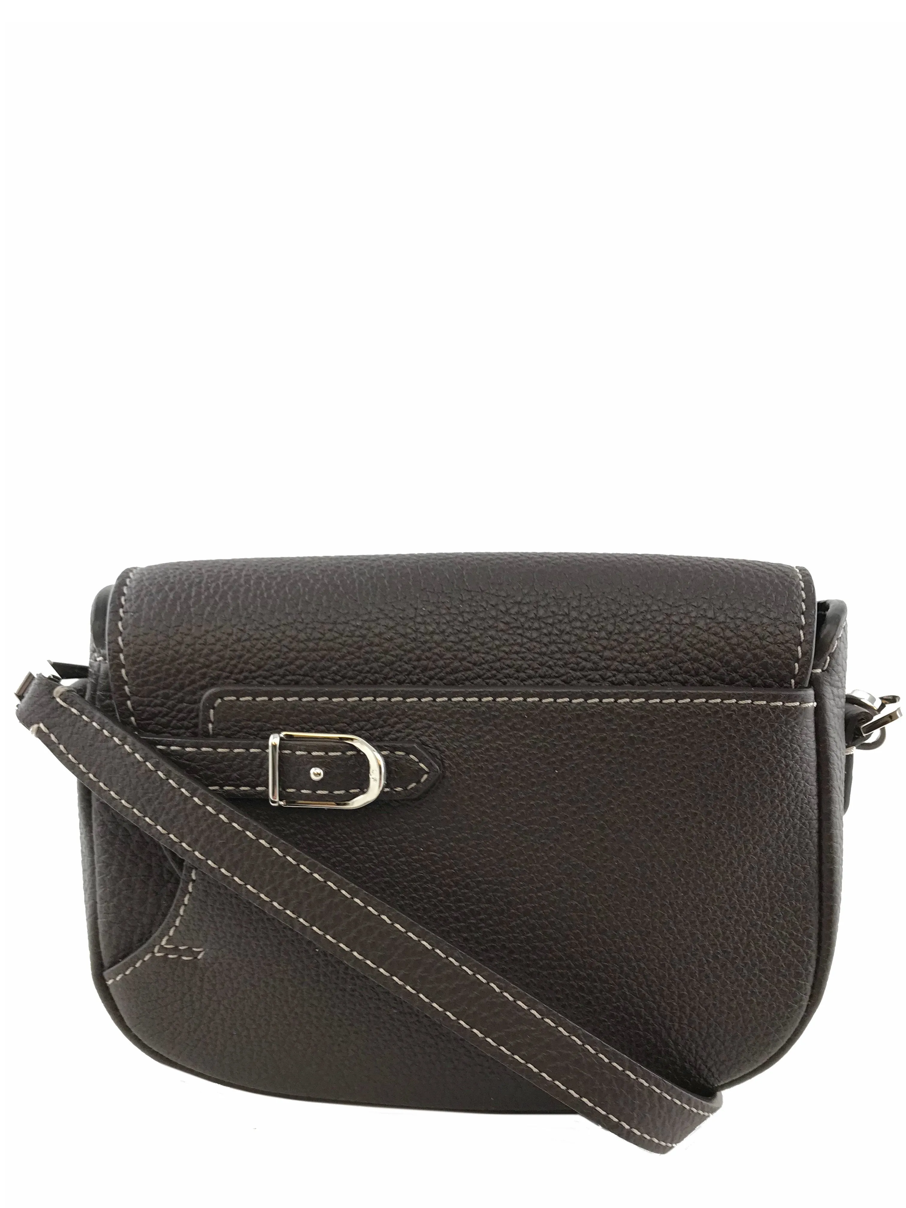 Loro Piana Mini Lune Odessa Leather Crossbody