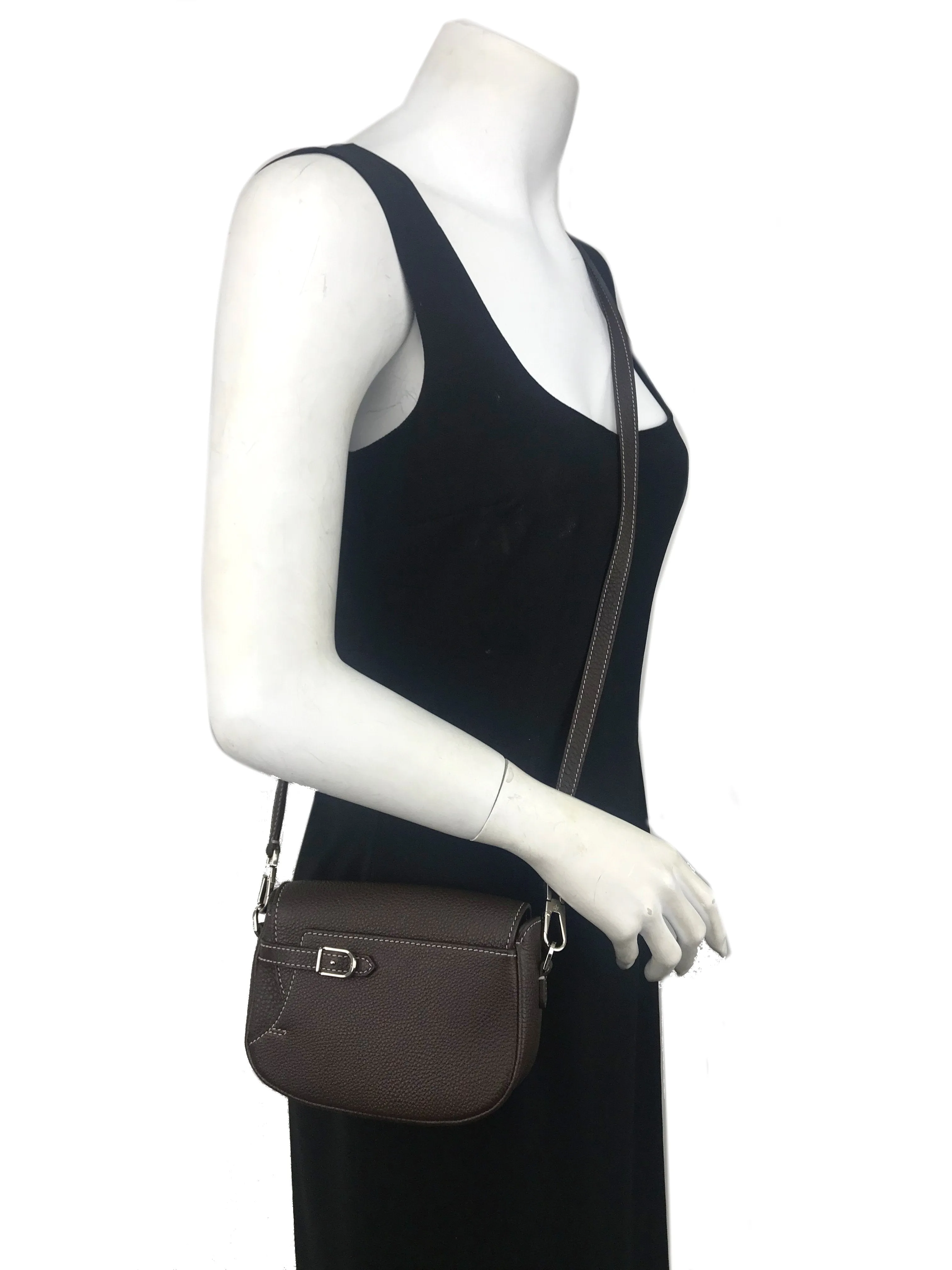 Loro Piana Mini Lune Odessa Leather Crossbody