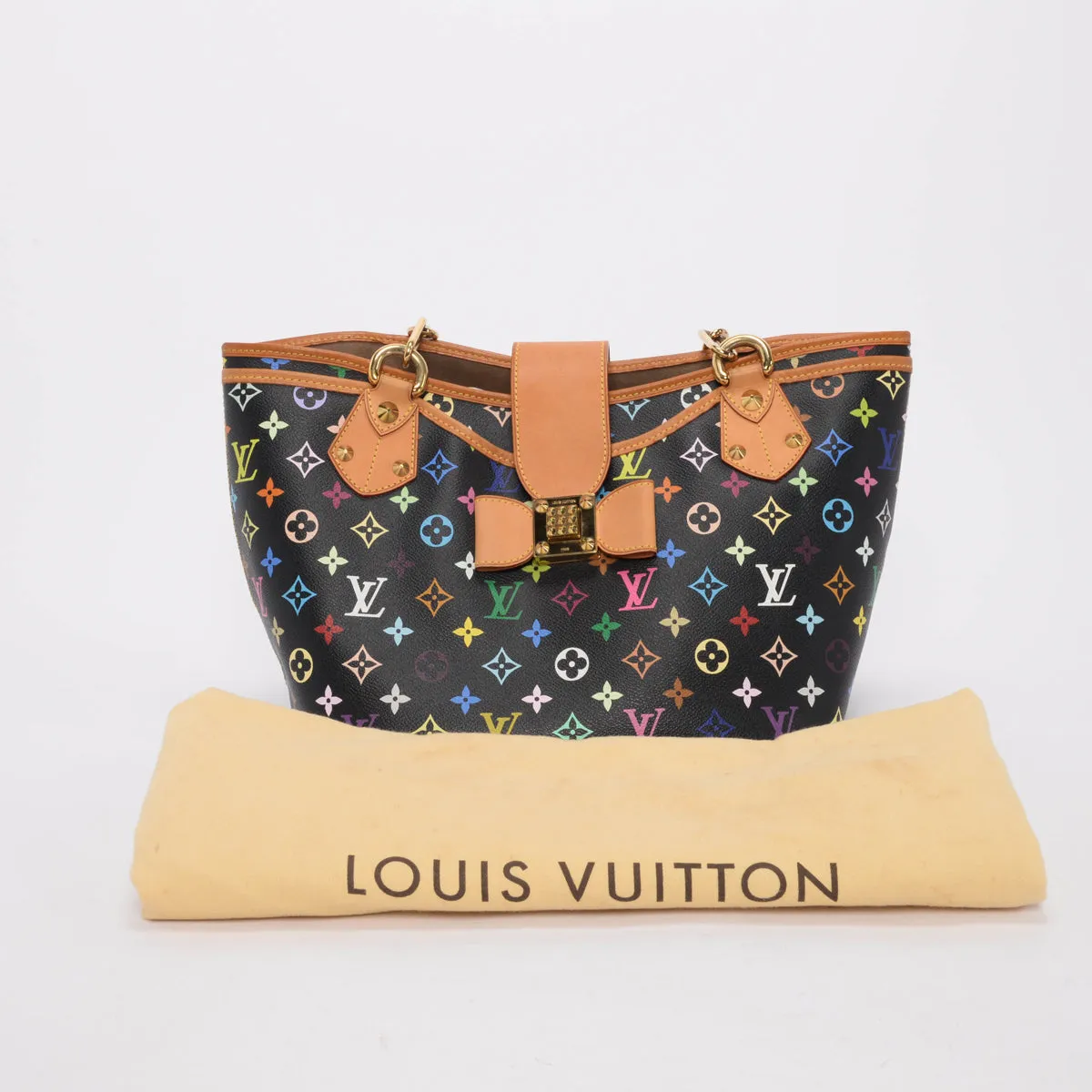 Louis Vuitton Black Monogram Multicolore Annie MM