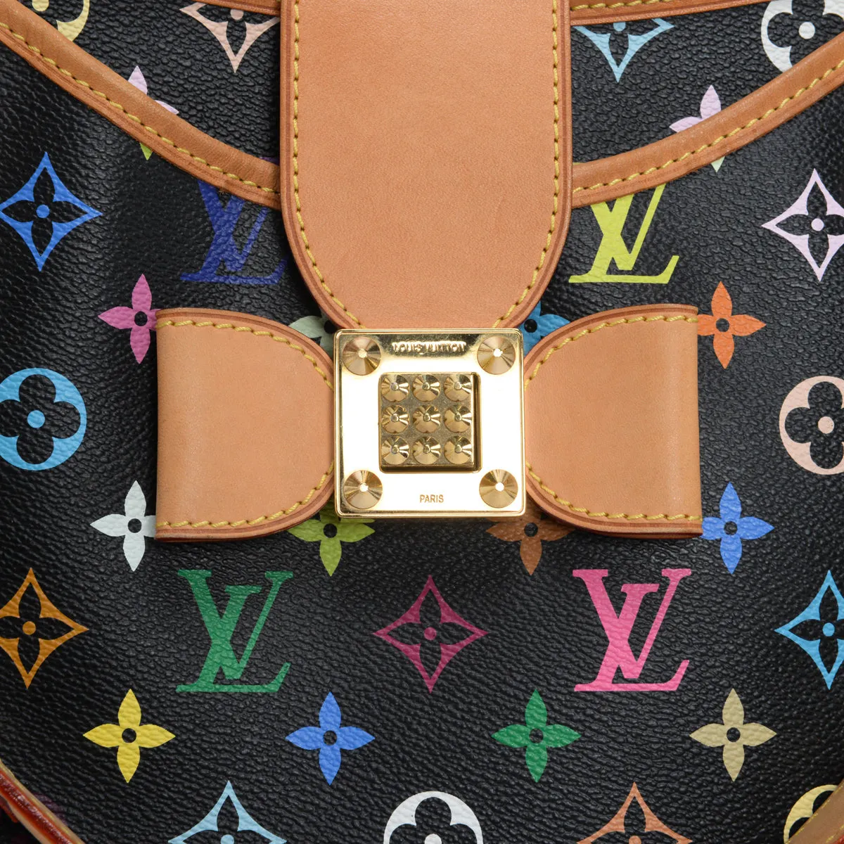 Louis Vuitton Black Monogram Multicolore Annie MM