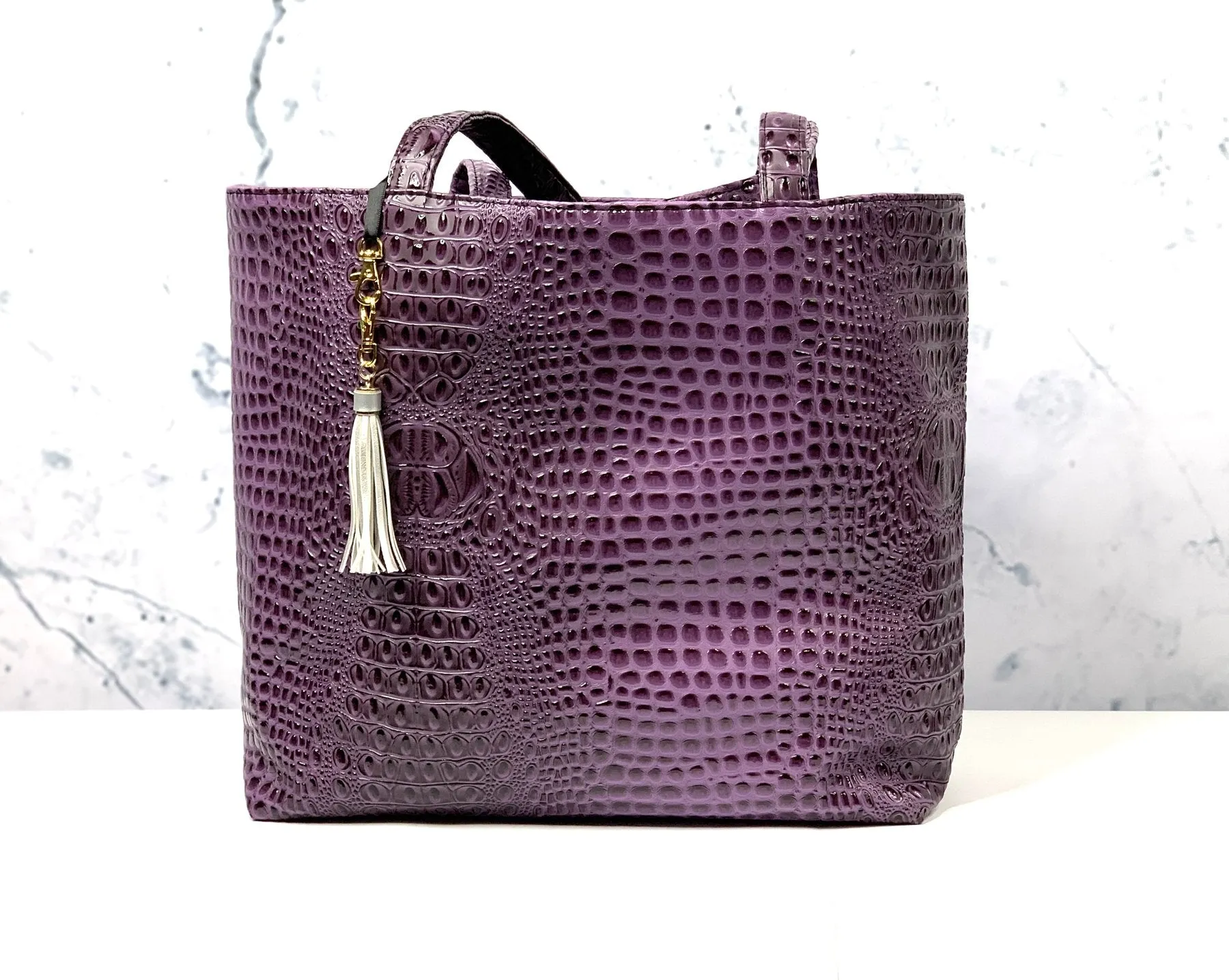 Makeup Junkie Bags - Bubble Gator Tote Amethyst Tote [Pre-Order]