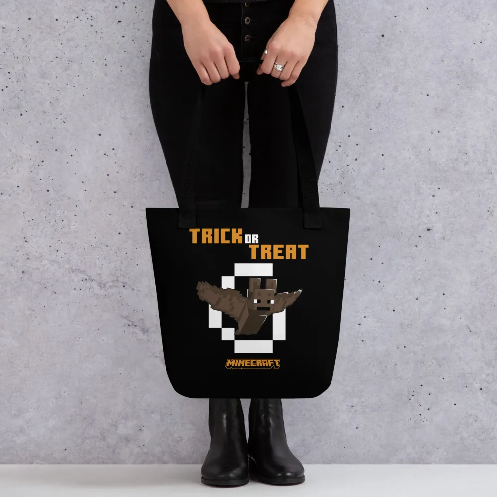 Minecraft Bat Trick or Treat Tote Bag