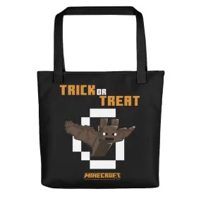 Minecraft Bat Trick or Treat Tote Bag