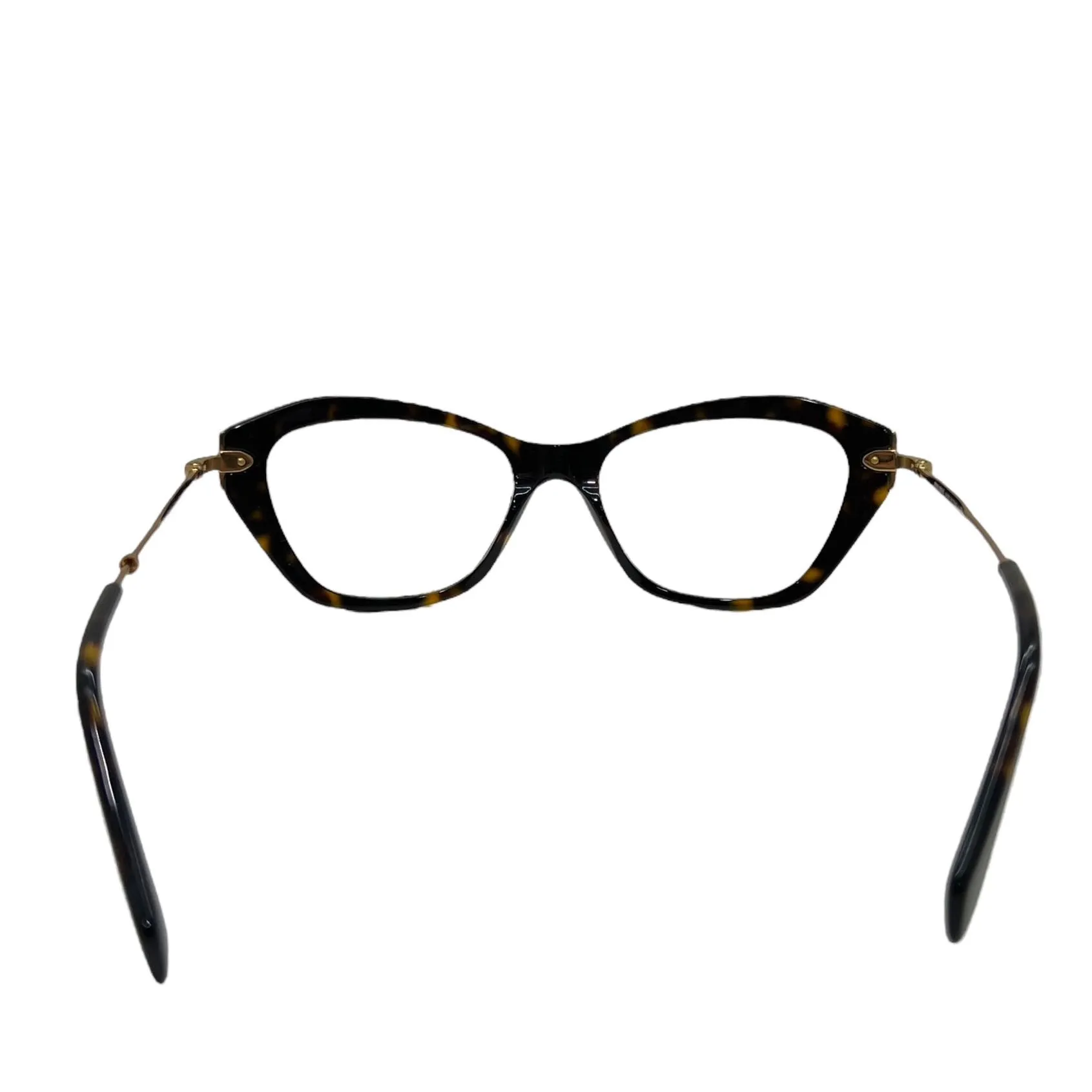 MIU MIU Optical Frame VMU 04L - Elegant Black Round Glasses