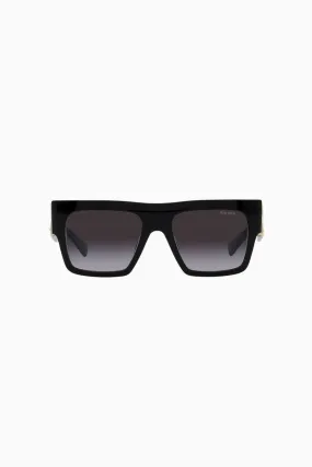 Miu Miu Oversized Square Framed Sunglasses - Black