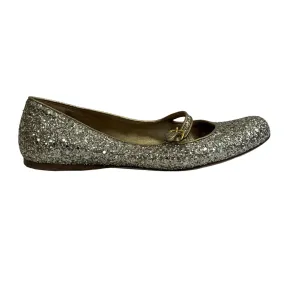 Miu Miu £400 Gold Glitter Maryjane Pumps 38