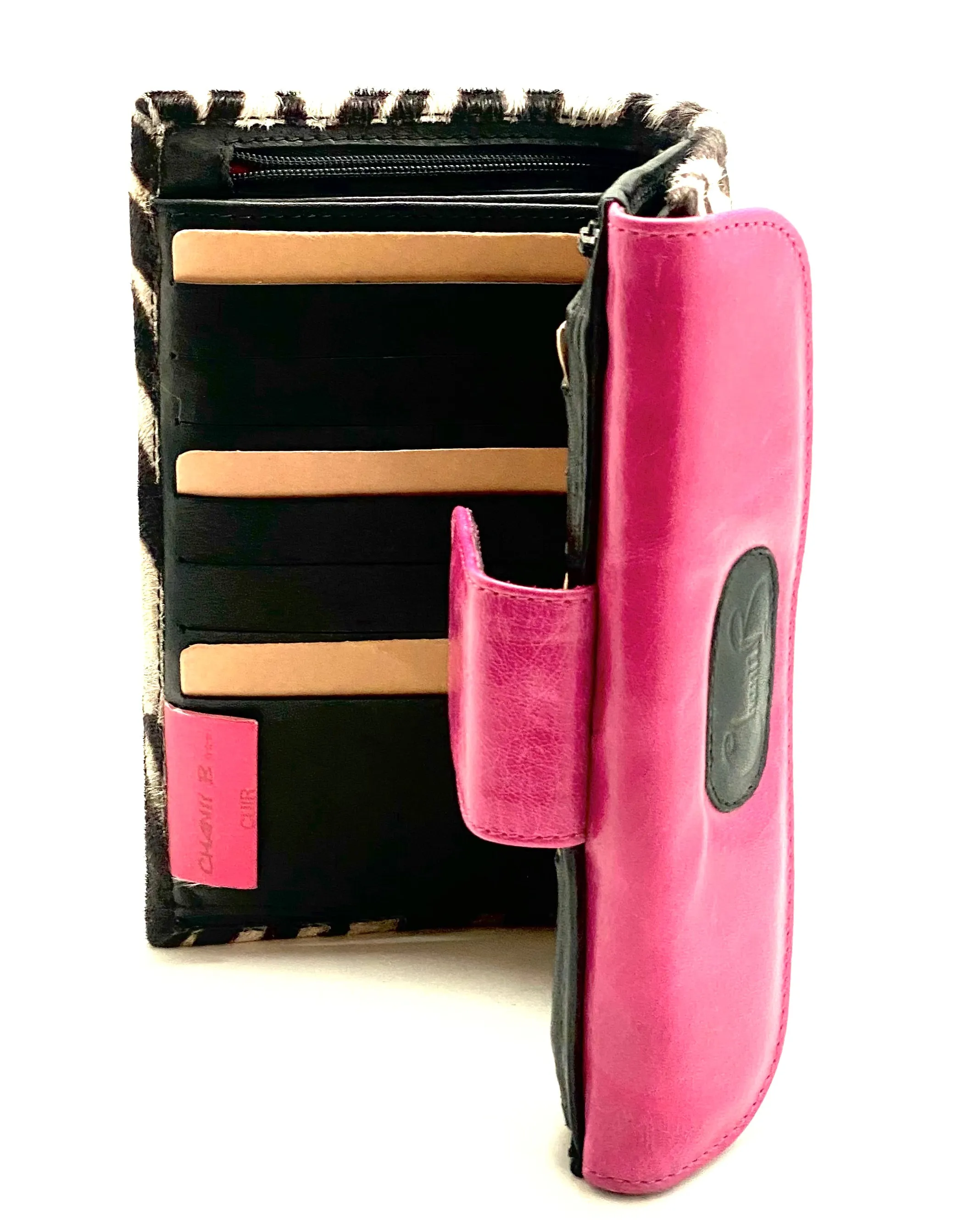 Mula - Zebra Fuchsia wallet