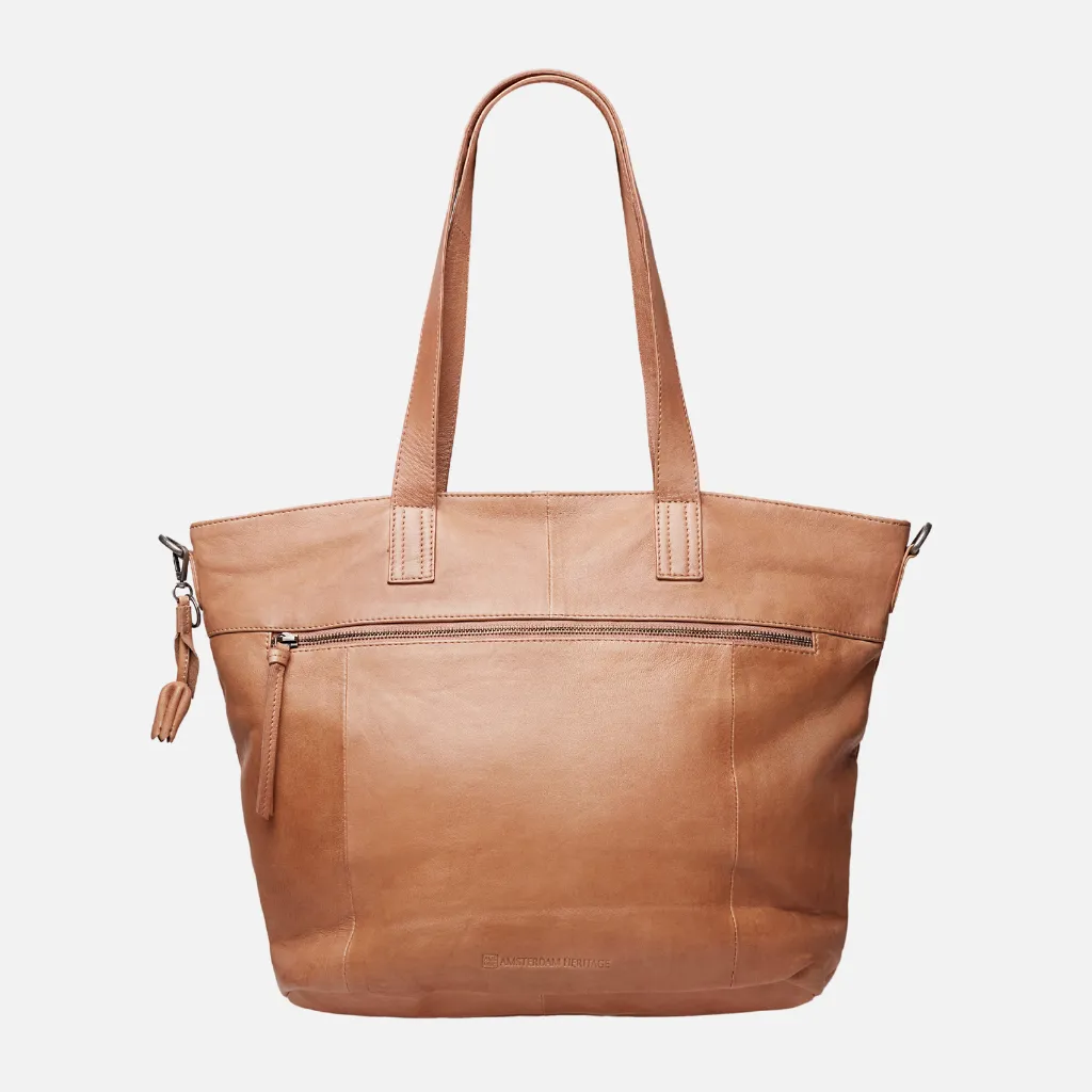 Muskens | Large Leather Tote Bag