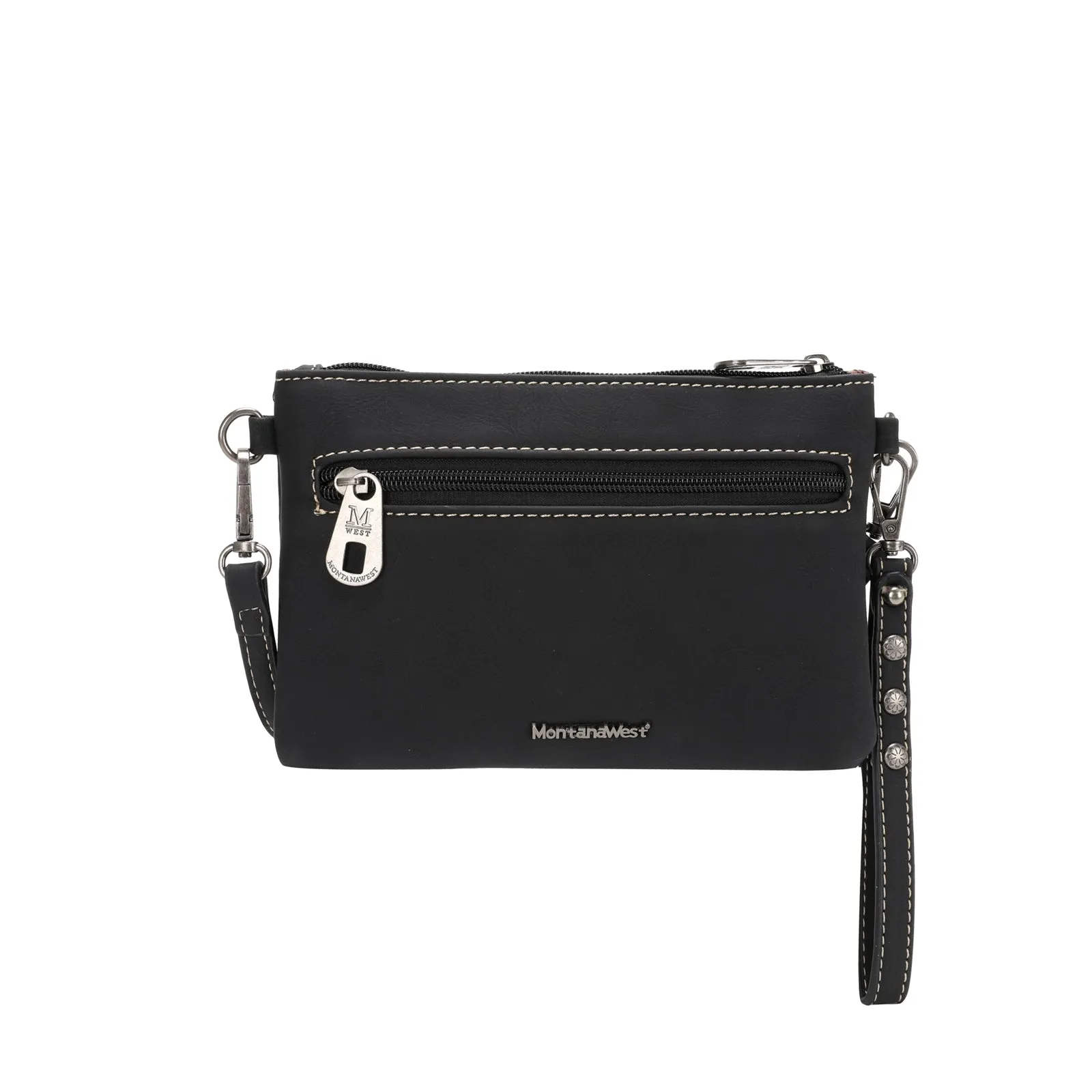 MW1133-181 Montana West Embroidered Collection Clutch/Crossbody