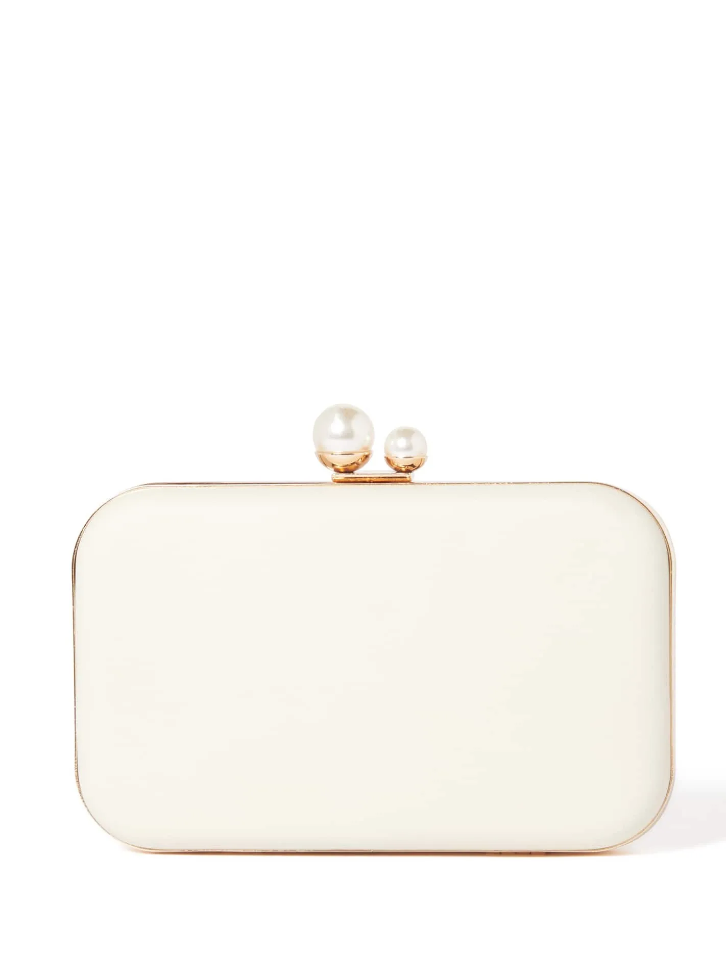 Nancy Pearl Clasp Hardcase Clutch