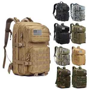 New Trending Portable Molle Bag 45L Mountain Travel Luggage Oxford Tactical Backpack |