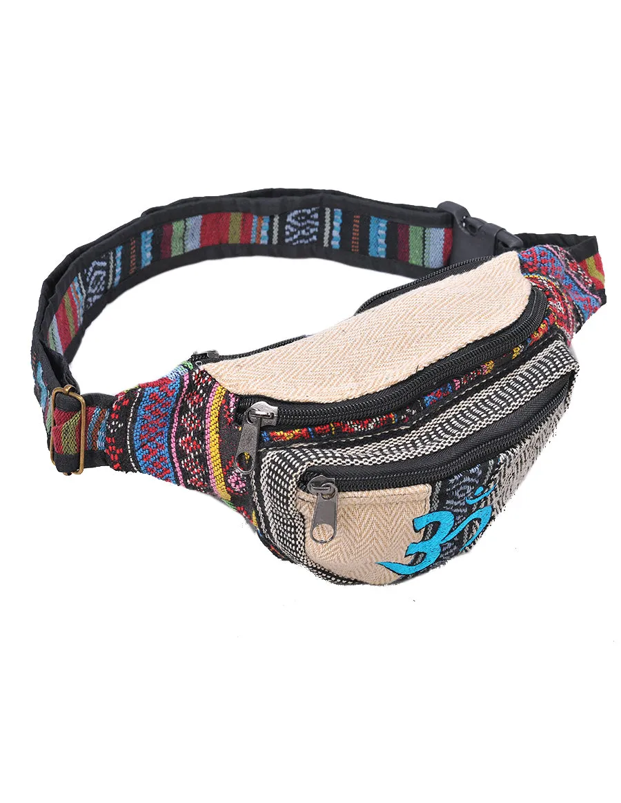 OM Hemp Fanny Pack