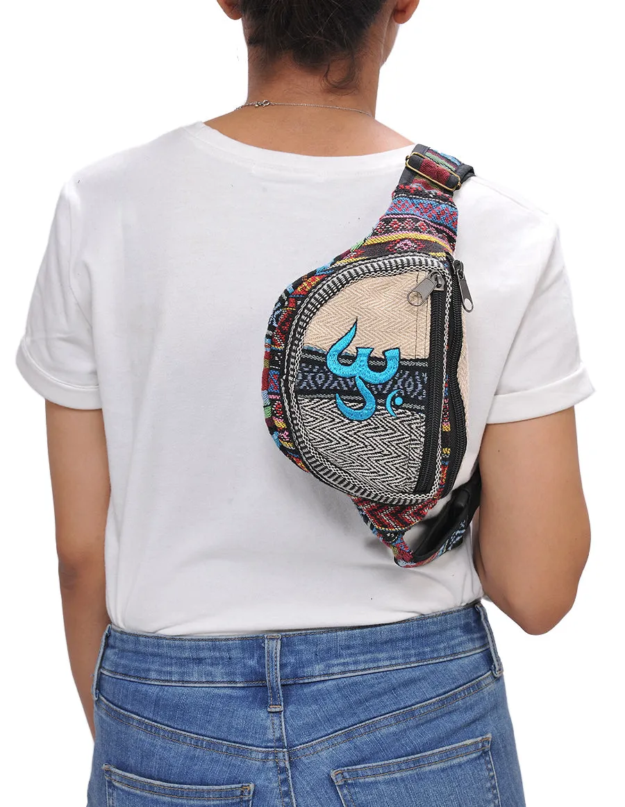 OM Hemp Fanny Pack