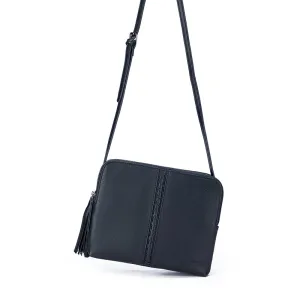 Pia Black Crossbody Bag