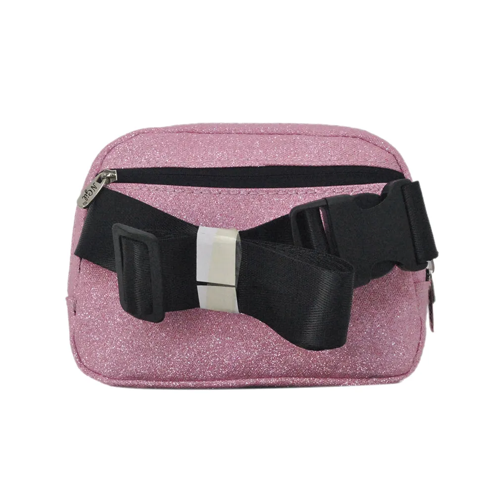 Pink Glitter NGIL Belt Bag