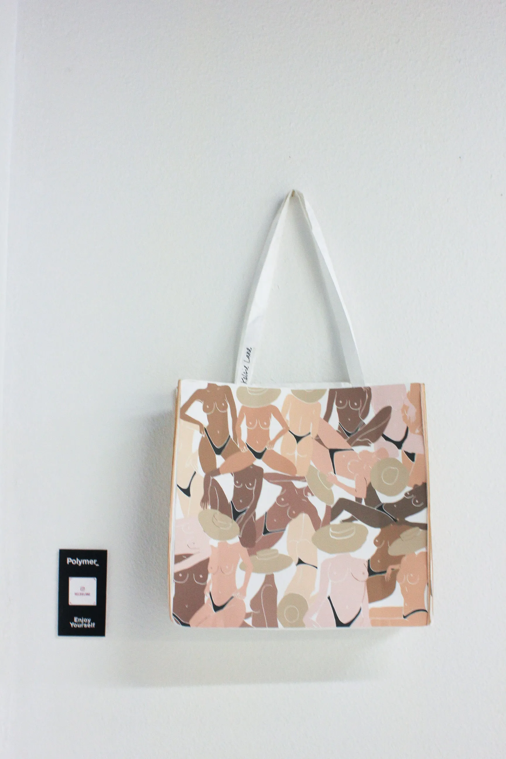 Polymer_ Enjoy Yourself Art Tote by Kelsie Van Wuychuyse