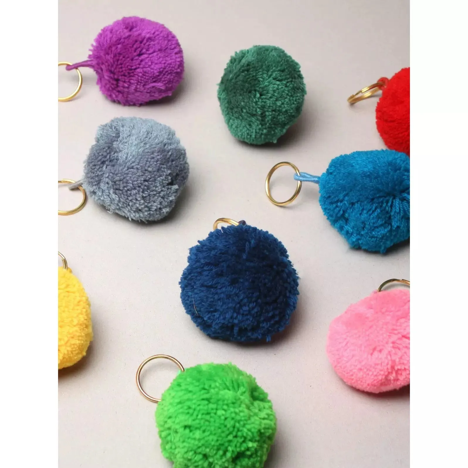 Pom Pom Keyring