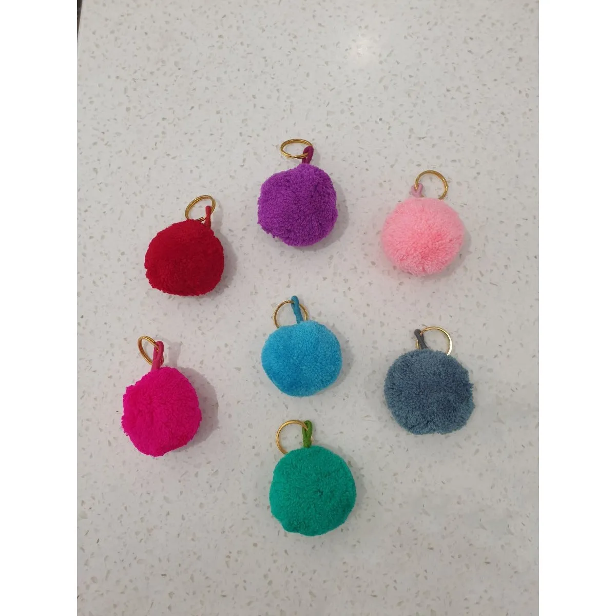 Pom Pom Keyring