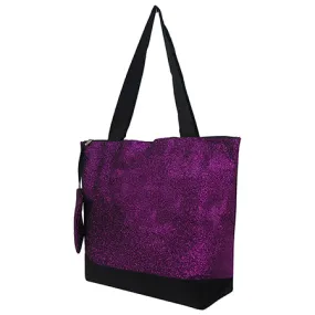 Purple Glitter NGIL Canvas Tote Bag