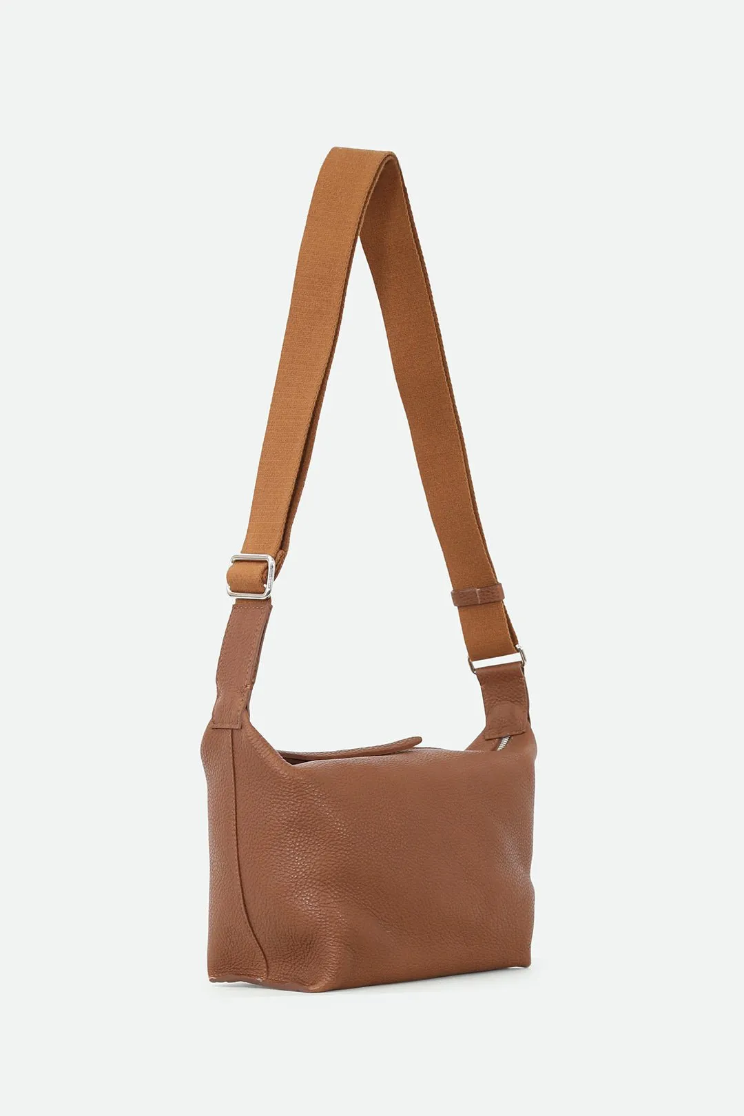 RAVELLO ITALIAN LEATHER HANDBAG IN NATURAL CUOIO