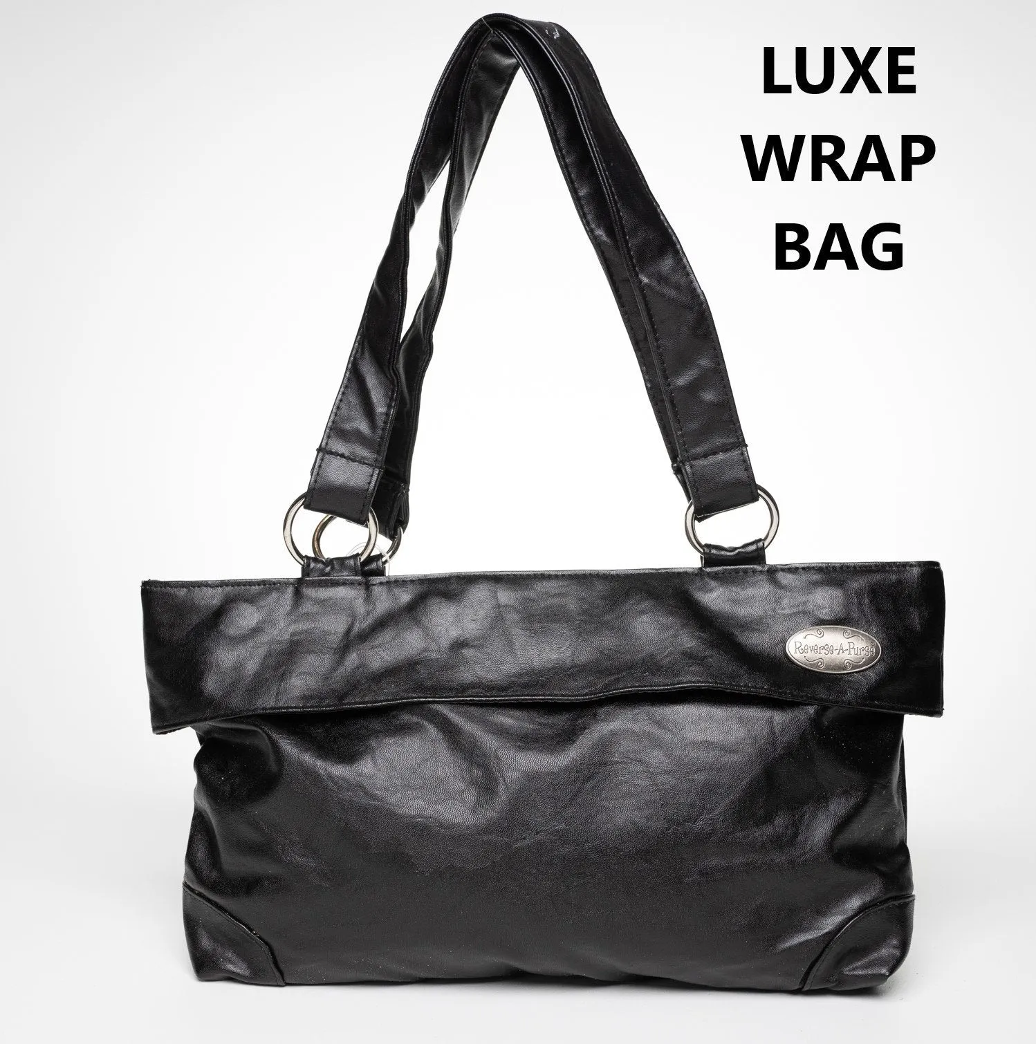 Reverse A Purse Black Luxe Wrap Collection - Diva, Saffron