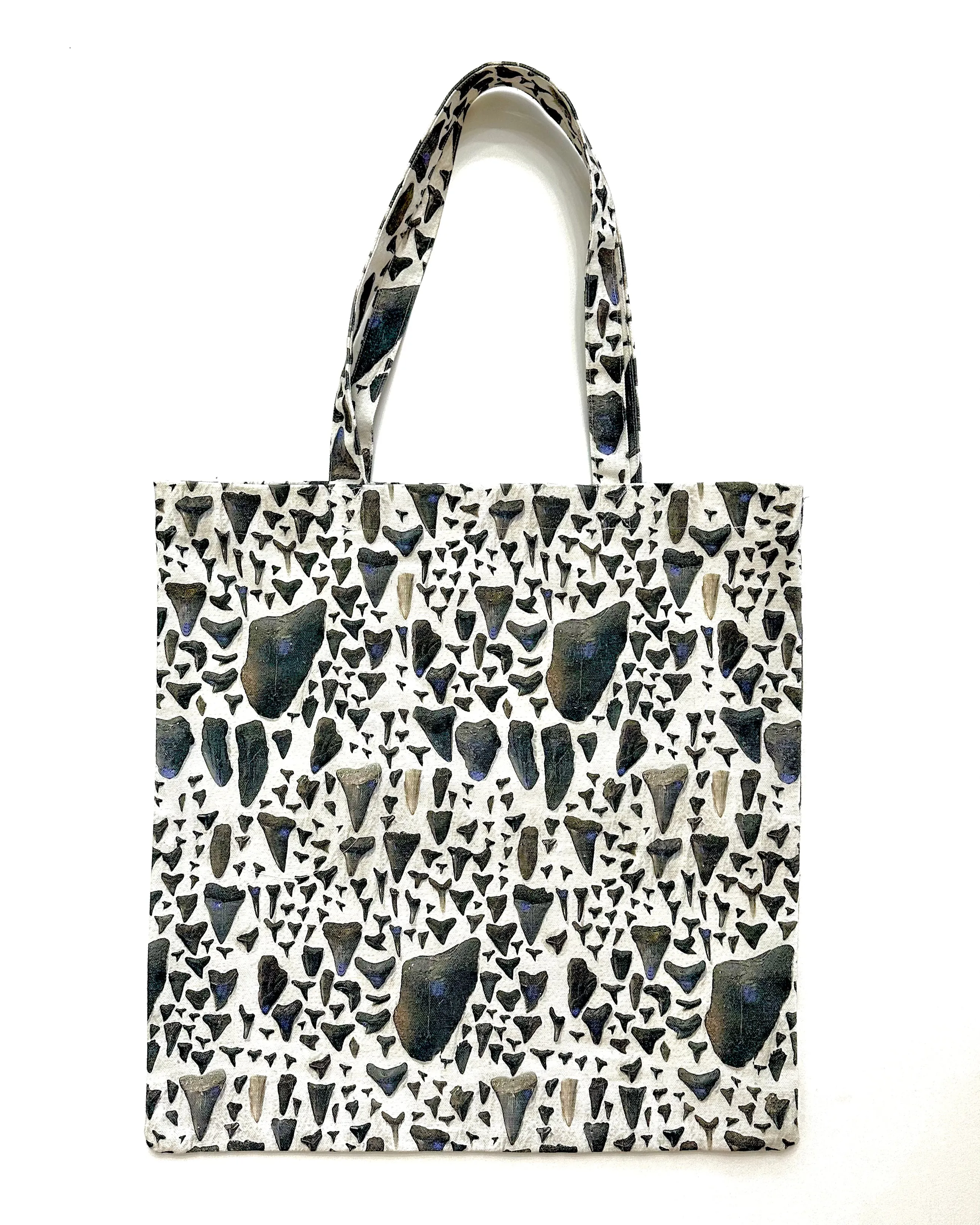 Shark Tooth Print Simple Tote