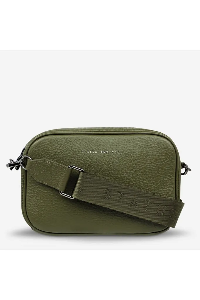 Status Anxiety - Plunder With Webbed Strap - Bag - Khaki