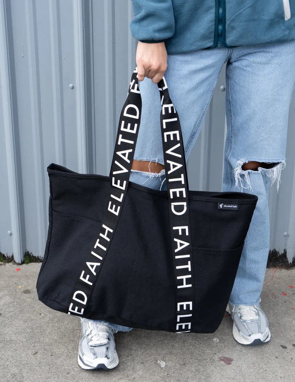 The Large Everyday Black Tote