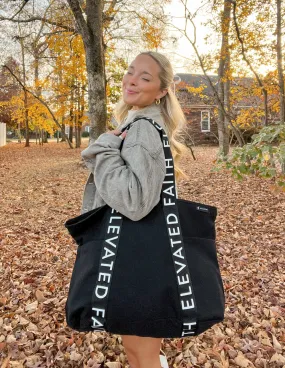 The Large Everyday Black Tote