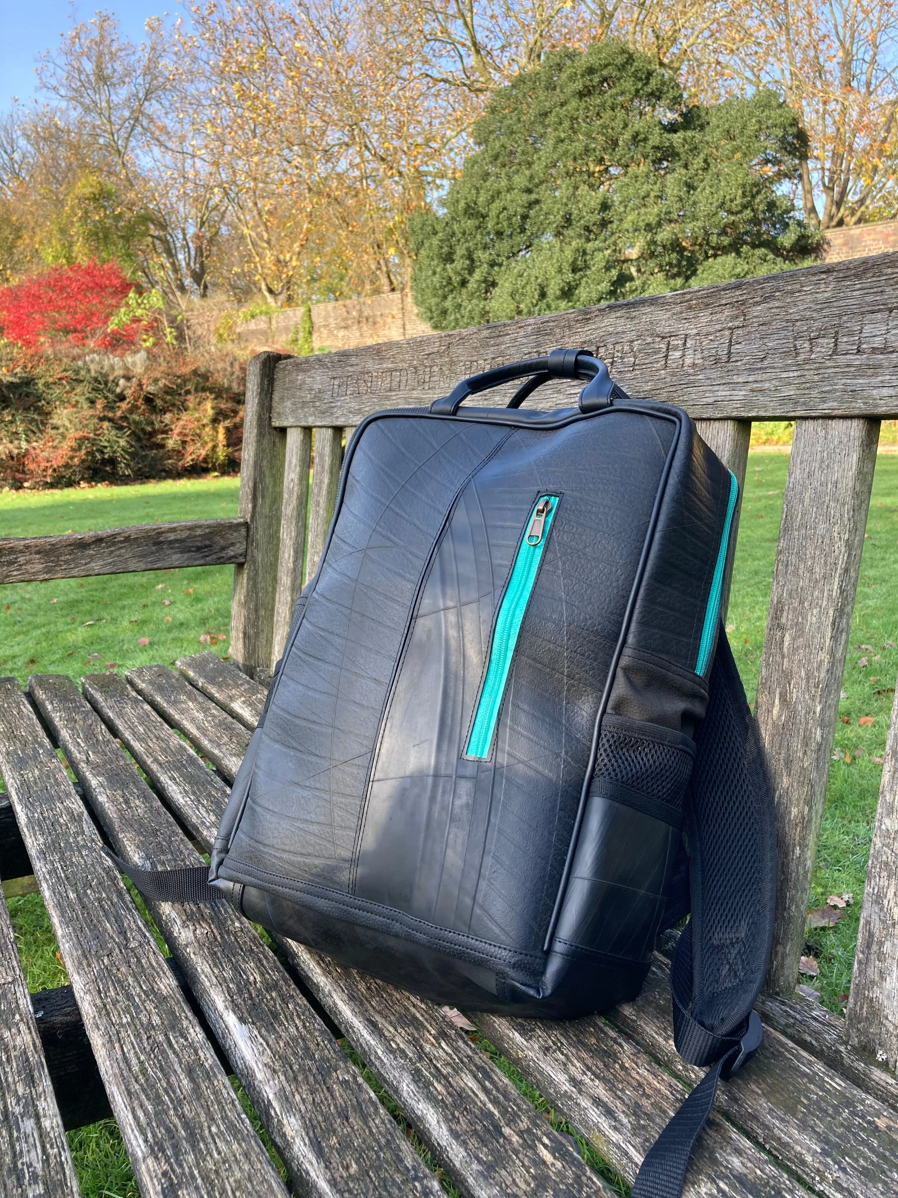 Upcycled inner tube Hackney Backpack