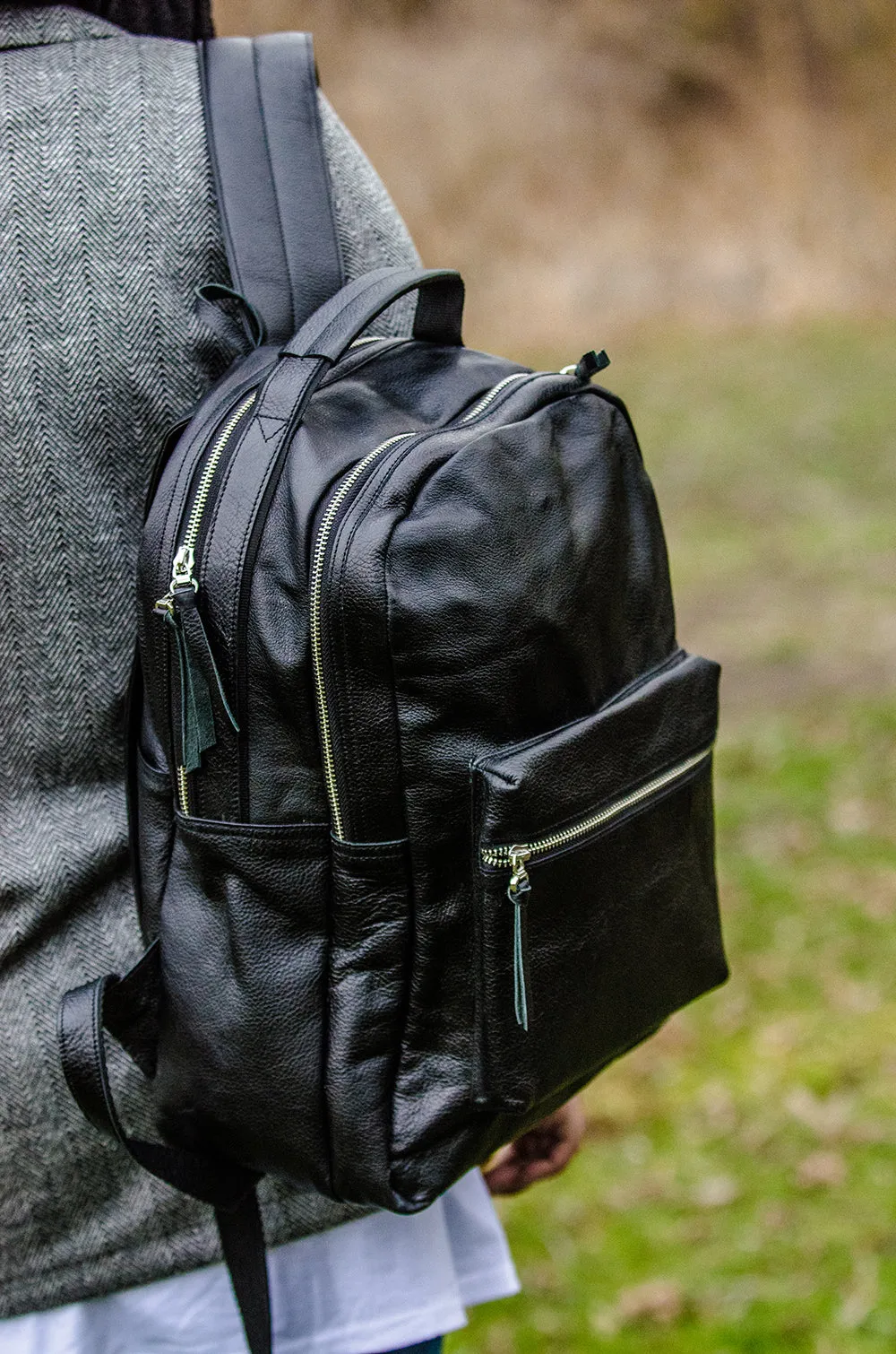 Urban Leather Backpack