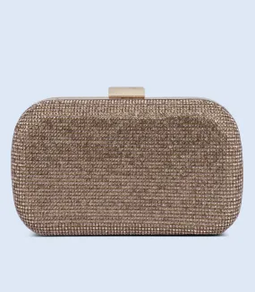 WB2515- DULL GOLD-Women Snazzy Clutch